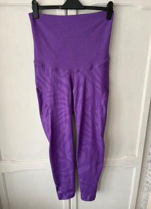 Purple Stella McCartney adidas maternity yoga leggings, brand: Stella McCartney, condition: Very good, size: L / 12, £20.00, £21.70 includes Buyer Protection