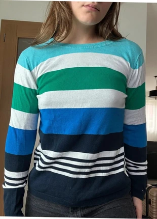 Pull Col Rond Tommy Hilfiger à rayures - Taille M Femme, brand: Tommy Hilfiger, condition: Very good, size: M / 38 / 10, €15.00, €16.45 includes Buyer Protection Pro