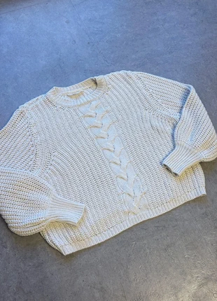 sweat pull d'hiver en tricot sézane Blanc gris Taille S, marque: Sézane, état: Très bon état, taille: S / 36 / 8, 70,00 €, 74,20 € Protection acheteurs incluse