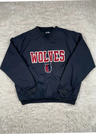 Sweat à col en V coupe-vent américain | Wolves | Taille : L, merk: Port Authority, staat: Heel goed, maat: L, € 19,90, € 21,60 inclusief Kopersbescherming