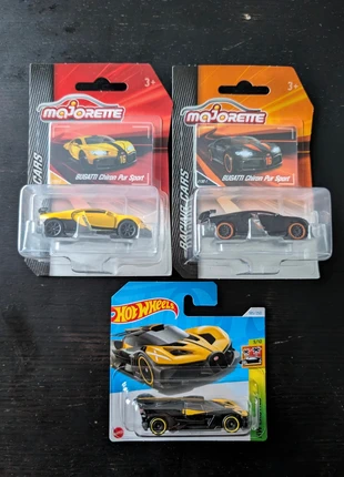 Lot 3 Bugatti - Majorette & Hot Wheels, marque: Majorette, état: Très bon état, taille: Taille unique, 11,00 €, 12,25 € Protection acheteurs incluse