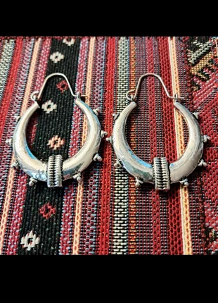 Boucle d'oreille créole métal couleur argent inde india hippie boheme bohemian ethnique bali neuf, marque: Boheme, état: Neuf sans étiquette, 11,00 €, 12,25 € Protection acheteurs incluse