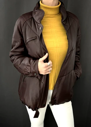 Veste en cuir vintage 80s femme bordeaux Viktor Sundkvist suède rétro - Taille 44, marke: Vintage Dressing, zustand: Sehr gut, größe: L / 40 / 12, 65,00 €, 68,95 € inklusive Vinted-Käuferschutz