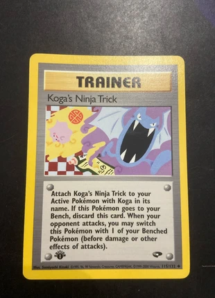 Koga’s ninja trick gym challenge Eng 1ed, merk: Pokémon, staat: Heel goed, € 5,00, € 5,95 inclusief Kopersbescherming