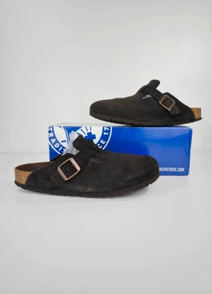 Birkenstock Boston en Daim Marron/Brun - Taille 40 - Confort et style iconique, marca: Birkenstock, estado: Muito bom, tamanho: 40, €75.00, €79.45 inclui Proteção do Comprador Pro