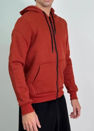 Felpa felpata invernale con zip, rosso ruggine , 021, tg M. Nuovo con cartellino., marque: felpa zip ruggine, état: Neuf avec étiquette, taille: M, 12,48 €, 13,80 € Protection acheteurs incluse