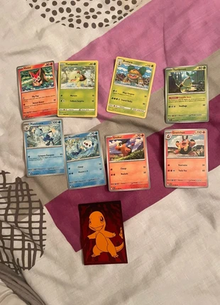 Pokémon - Lot de 13 cartes et une sleeve Starters et ses évolutions, brand: Pokémon, condition: New without tags, €3.95, €4.85 includes Buyer Protection