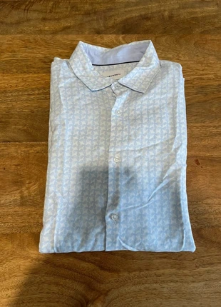 Chemise fluide, Devred blanche et bleu ciel à motifs taille M, marke: Devred, zustand: Sehr gut, größe: M, 12,00 €, 13,30 € inklusive Vinted-Käuferschutz