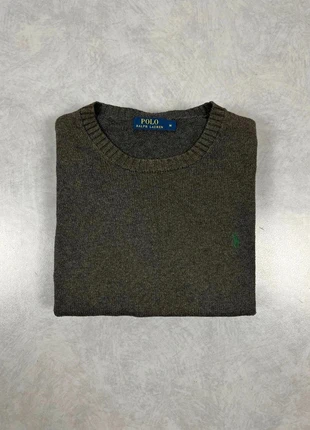 Pull Ralph Lauren - Taille M Homme - Gris - Logo brodé Vert, brand: Ralph Lauren, condition: Very good, size: M, €33.00, €35.35 includes Buyer Protection