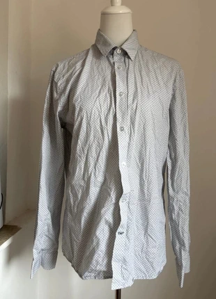Chemise homme bleu blanc en très bon état celio taille 40/L, brand: Celio, condizioni: Ottime, taglia: L, €8.00, €9.10 include la Protezione acquisti