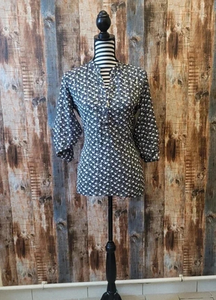 Tres jolie Tunique femme élégante à motifs feuilles – Tendance automne chic taille S 🌼🌼, marke: Vic & Via, zustand: Sehr gut, größe: S / 36 / 8, 9,99 €, 11,19 € inklusive Vinted-Käuferschutz