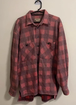 Chemise à carreaux épaisse Boutique Jan Paulsen rouge et bordeaux – Vintage Taille 39/40, brand: Vintage Dressing, condition: Very good, size: L, €19.00, €20.65 includes Buyer Protection Pro