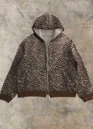 Sweat à Capuche Zip Motif Léopard – Style Y2K Audacieux & Streetwear, brand: Vintage Dressing, condizioni: Ottime, taglia: M, €39.90, €42.60 include la Protezione acquisti Pro