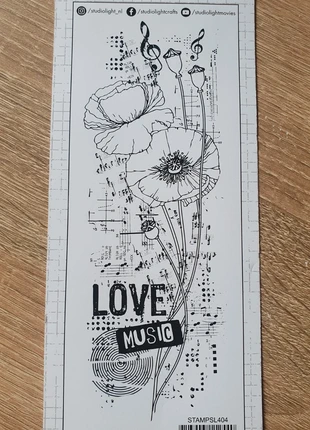 Tampon "Love Music" SL404, marque: STUDIO LIGHT, état: Très bon état, 5,20 €, 6,16 € Protection acheteurs incluse