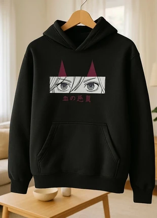Sweat capuche chainsaw man femme taille S, zustand: Sehr gut, größe: S / 36 / 8, 5,00 €, 5,95 € inklusive Vinted-Käuferschutz