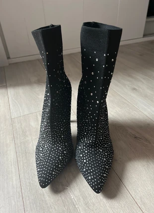 Rhinestone Point Toe Stiletto Boots – Size US 8,5 (eu 39), marque: Shein, état: Neuf sans étiquette, taille: 39, 9,50 €, 10,68 € Protection acheteurs (Pro) incluse