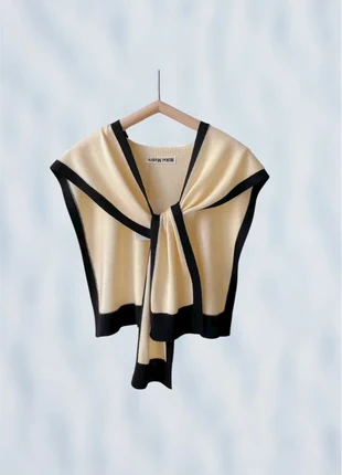 Écharpe doux en laine beige style tendance, condition: New without tags, €29.00, €31.15 includes Buyer Protection