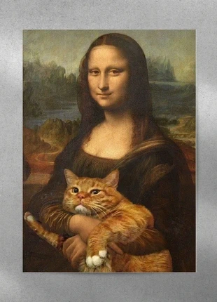 affiche monalissa 21 x 29,7 cm a4, marque: Standard, état: Neuf sans étiquette, 5,00 €, 5,95 € Protection acheteurs incluse