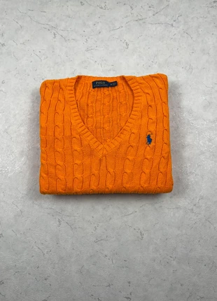 Pull Ralph Lauren torsadée Col V Orange Taille M Homme, marque: Ralph Lauren, état: Très bon état, taille: M, 49,90 €, 53,10 € Protection acheteurs incluse