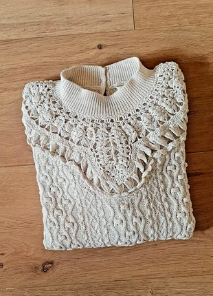 Sézane pull en mailles femme - Taille S - Couleur crème - Très bon état - VT082, marke: Sézane, zustand: Sehr gut, größe: S / 36 / 8, 44,95 €, 47,90 € inklusive Vinted-Käuferschutz