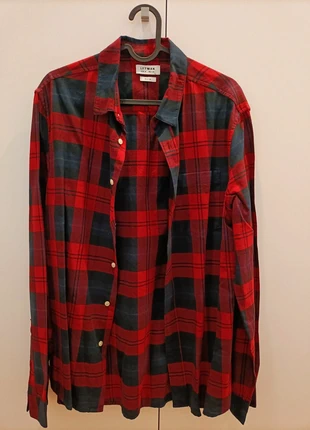 Camisa xadrez Lefties, brand: Lefties, condizioni: Ottime, taglia: M, €6.00, €7.00 include la Protezione acquisti