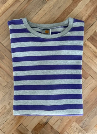 Pull Carhartt Rayé - Taille XXL - Violet/Gris - Très bon état, marque: Carhartt, état: Très bon état, taille: XXL, 25,00 €, 26,95 € Protection acheteurs incluse