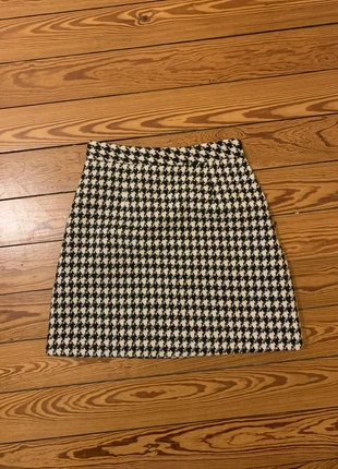 Jupe pied de poule, marca: Boutique Parisienne, estado: Novo sem etiquetas, tamanho: S / 36 / 8, €7.00, €8.05 inclui Proteção do Comprador