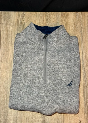 Polaire 1/4 zip gris et bleu Nautica M., marque: Nautica, état: Neuf sans étiquette, taille: M, 20,00 €, 21,70 € Protection acheteurs incluse