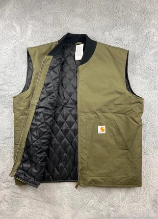 Veste sans manche/jacket Detroit Carhartt kaki taille xl, marque: Carhartt, état: Très bon état, taille: XL, 44,90 €, 47,85 € Protection acheteurs incluse
