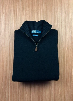 Half zip 1/4 zip col camionneur en maille Ralph Lauren fit M homme laine, brand: Ralph Lauren, condition: Very good, size: M, €50.00, €53.20 includes Buyer Protection Pro