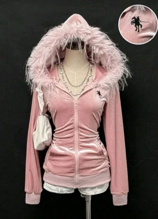 Sudadera Pink Y2k Gothic Vintage Streetwear, marque: y2k, état: Neuf sans étiquette, taille: S / 36 / 8, 35,00 €, 37,45 € Protection acheteurs incluse