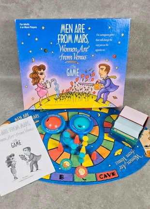 vintage men are from mars women are from venus adult party board game, complete, brand: Family, condition: Very good, £5.95, £6.95 includes Buyer Protection