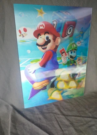 Poster 3D Mario (2), marque: Yoshi, état: Très bon état, 16,99 €, 18,54 € Protection acheteurs (Pro) incluse