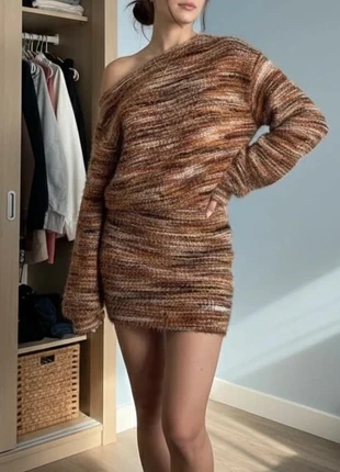 Robe pull à épaules dénudées effet chiné – Taille S, marke: Elinea, zustand: Sehr gut, größe: S / 36 / 8, 34,90 €, 37,35 € inklusive Vinted-Käuferschutz