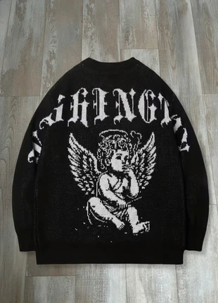 Pull angel Y2K unisexe - Taille M noir, marke: y2k, zustand: Neu, größe: M, 28,00 €, 30,10 € inklusive Vinted-Käuferschutz