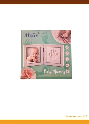 Baby Memory Kit – Handprint & Photo - New, marca: Alvär, estado: Novo com etiquetas, €8.50, €9.63 inclui Proteção do Comprador