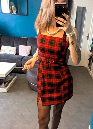 🖤🌹 Robe écossaise rouge H&M – Taille 36 – Excellent état 🖤🌹, condition: Very good, size: S / 36 / 8, €12.00, €13.30 includes Buyer Protection Pro