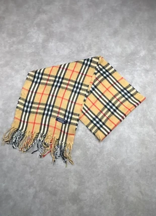 Écharpe Burberry OG 100% laine vintage beige / moutarde, marque: Burberry, état: Très bon état, 54,90 €, 58,35 € Protection acheteurs (Pro) incluse