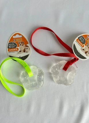 Lot de 2 jouets NEUFS pour chien anneaux et sangles Yommy, marca: Yommy, estado: Nuevo con etiquetas, 3,00 €, 3,85 € Protección al comprador incluida