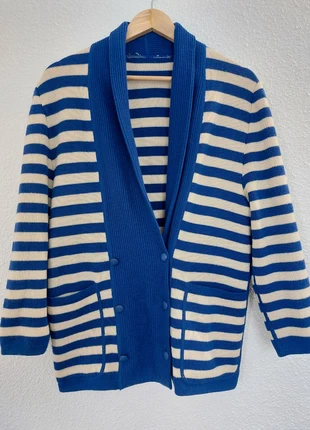 Cardigan marin 70s, marque: Vintage Dressing, état: Très bon état, taille: XL / 42 / 14, 17,00 €, 18,55 € Protection acheteurs incluse