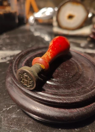 Timbro per ceralacca antico – Monogramma “UB” Inizio ’900, marque: Rare, état: Bon état, 25,00 €, 26,95 € Protection acheteurs incluse