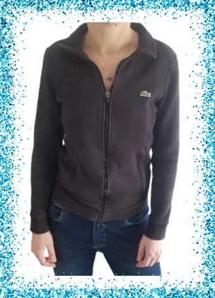 Veste de survêtement / Sweat noire Lacoste Vintage taille S, brand: Lacoste, condition: Satisfactory, size: S / 36 / 8, €33.00, €35.35 includes Buyer Protection