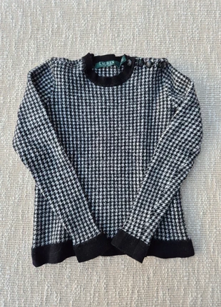 🖤 Pull Ralph Lauren femme (ou ado) à motif pied-de-poule 🖤, marque: Ralph Lauren, état: Bon état, taille: XXS / 32 / 4, 25,00 €, 26,95 € Protection acheteurs (Pro) incluse