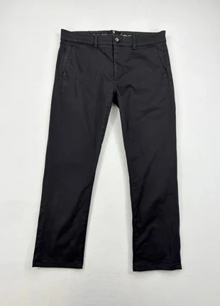 Pantalon chino noir Izac Vintage en satin de coton compact – Taille 42, brand: Vintage Dressing, condizioni: Buone, taglia: IT 42 | W32, €13.00, €14.35 include la Protezione acquisti Pro