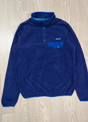 Polaire Patagonia Synchilla Snap T violet bleu M femme équiv S homme vintage 2010s 133pa, brand: Patagonia, condition: Very good, size: M / 38 / 10, €85.00, €89.95 includes Buyer Protection Pro
