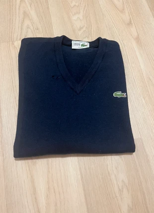 Cardigans Vintage Lacoste sans manches Bleu Marine Made in France 100% Laine - Taille 8, marque: Lacoste, état: Très bon état, taille: XXL, 21,50 €, 23,28 € Protection acheteurs incluse