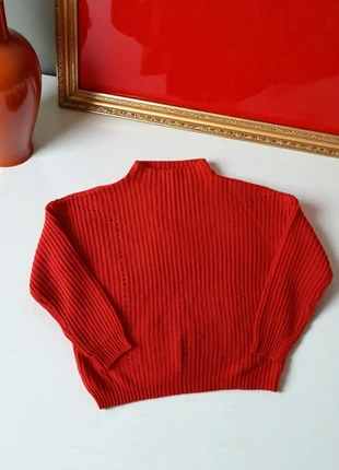 Donna maglione pullover arancione rosso M woman's burnt orange sweater pullover, marque: Mano, état: Très bon état, taille: M / 38 / 10, 14,00 €, 15,40 € Protection acheteurs incluse