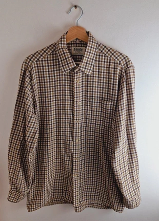 Mens Vintage 70s 1970s checked shirt top country, brand: Vintage, condition: Good, size: XL, £16.00, £17.50 includes Buyer Protection Pro