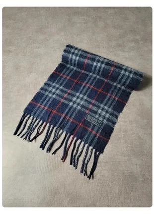 Écharpe Burberry London bleue marine à cadrillage en laine - #E015, marque: Burberry, état: Très bon état, 24,49 €, 26,41 € Protection acheteurs incluse