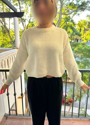 Pull blanc Jennyfer, marca: Jennyfer, estado: Nuevo sin etiquetas, tamaño: XXS / 32 / 4, 4,99 €, 5,94 € Protección al comprador incluida